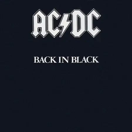 AC/DC + Back in Black + Album